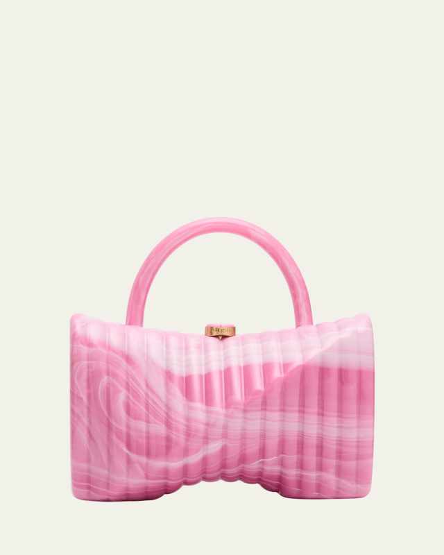Cassidie Acrylic Top-Handle Bag